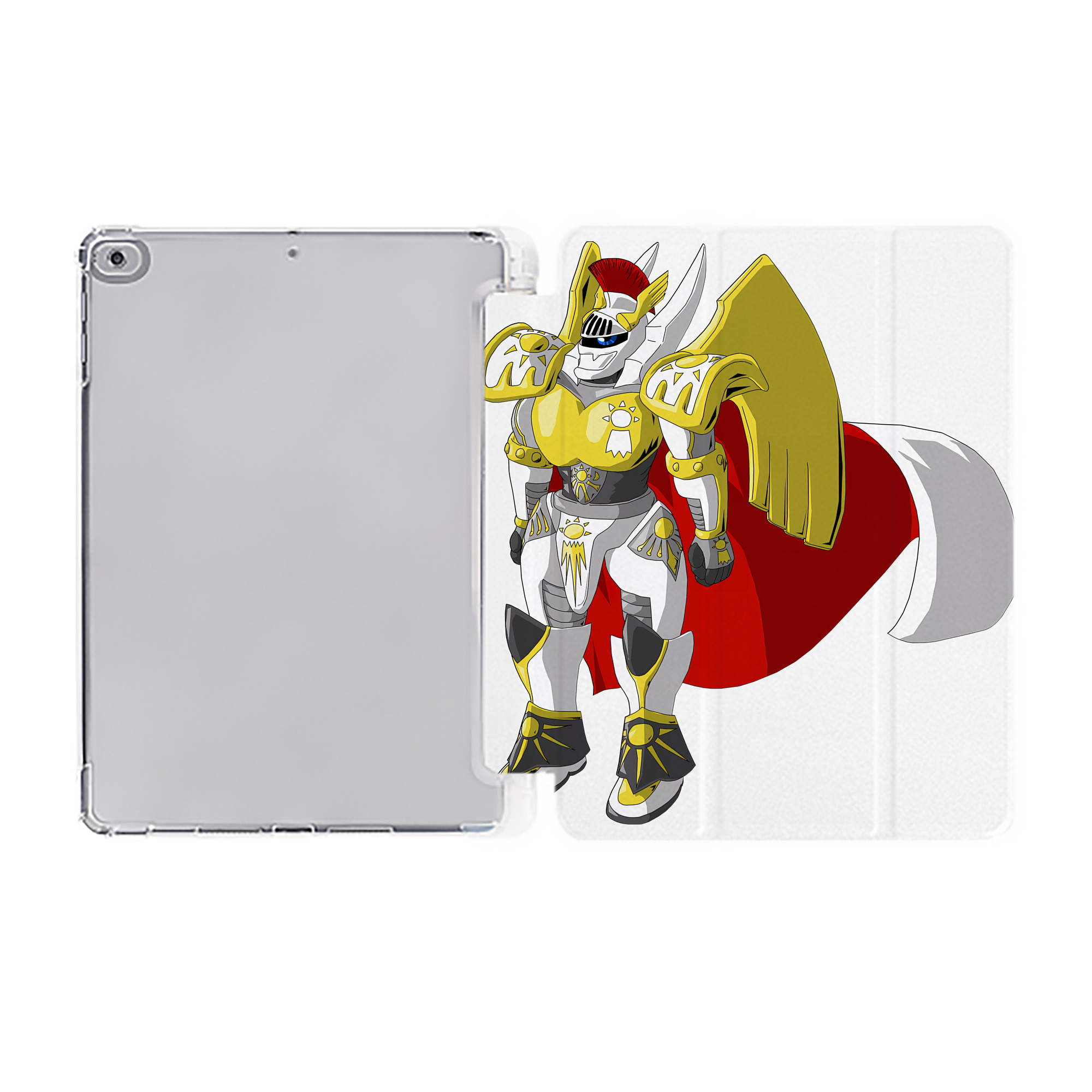 （画像用） Digimon デジタルモンスター/デジモン IPad ケース ペン収納付き 三つ折りスタンド PUレザー×シリコン 対応機種9.5/10.5/10.9インチ